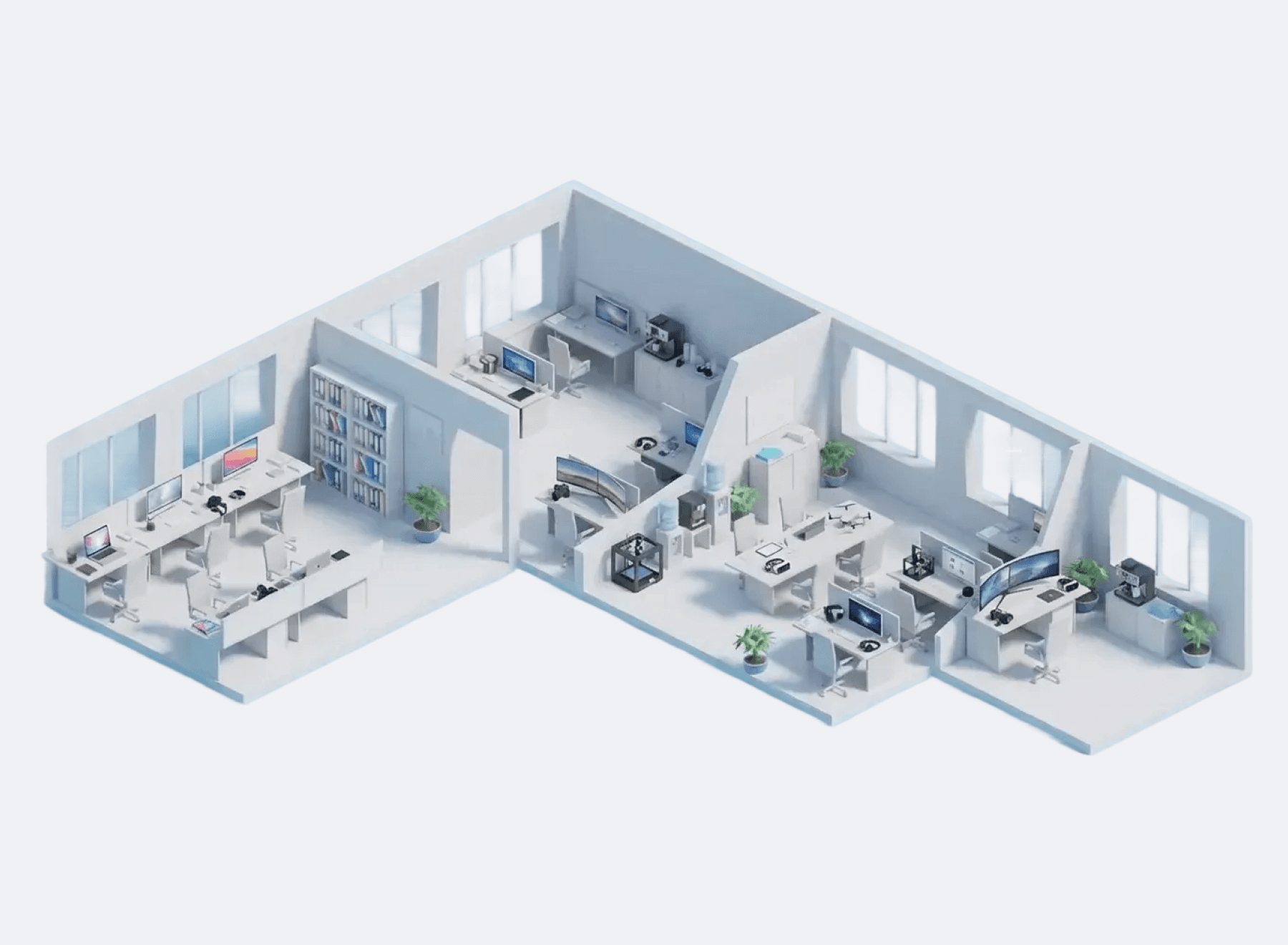 ノートPC・高価資産の位置モニタリング