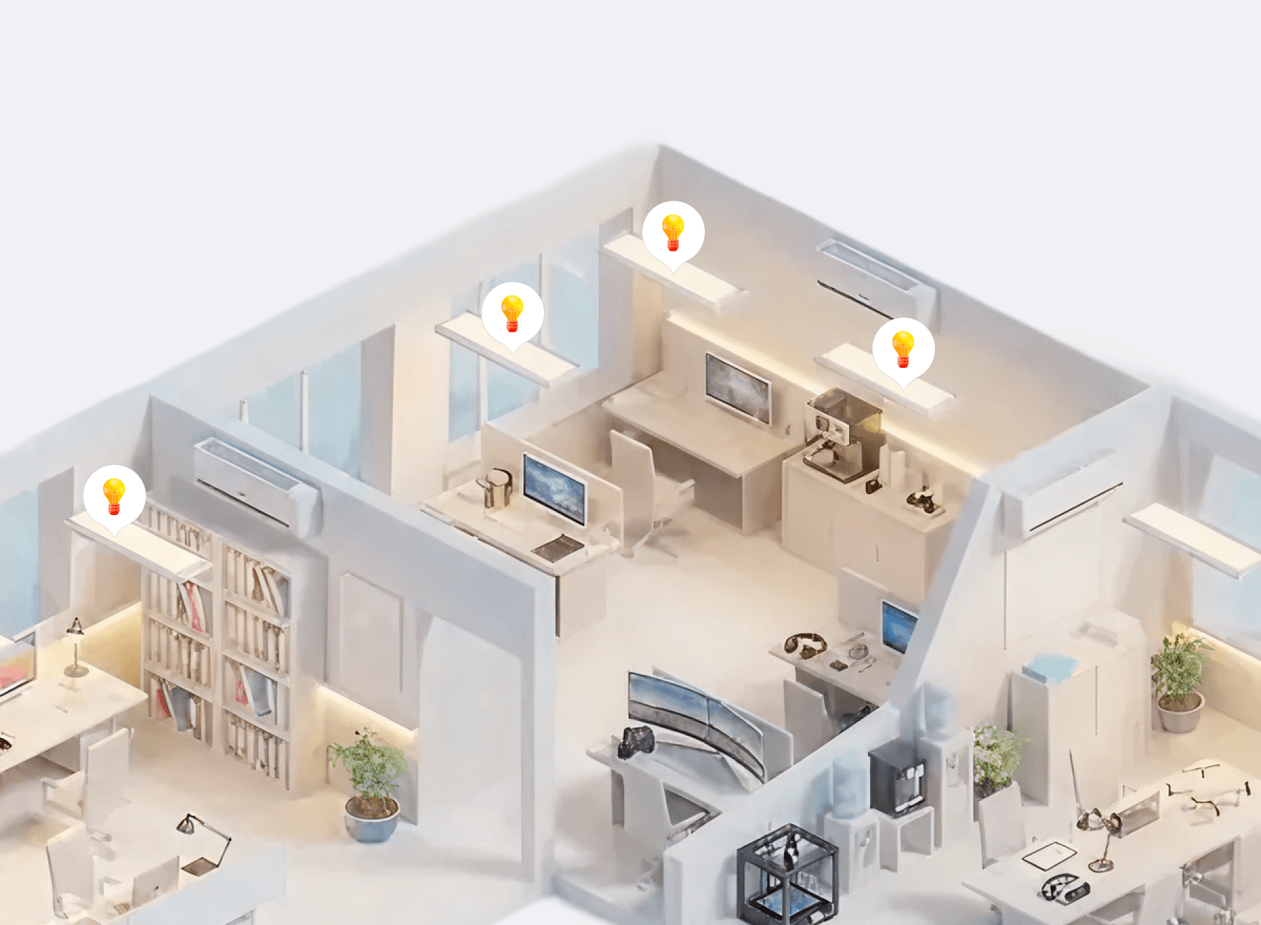 位置ベースのスマート環境制御