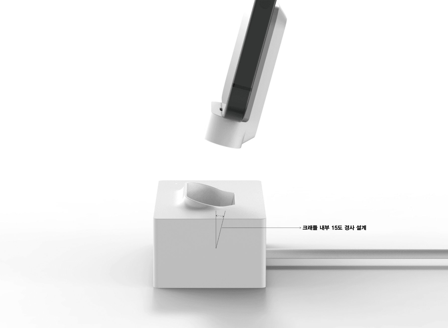 自然な設置のための最適ドッキング角度設計