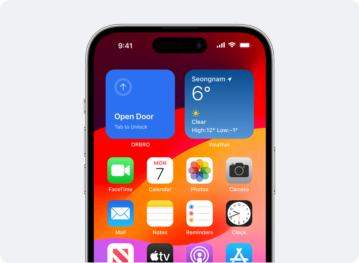 모바일 위젯 & 빠른 실행