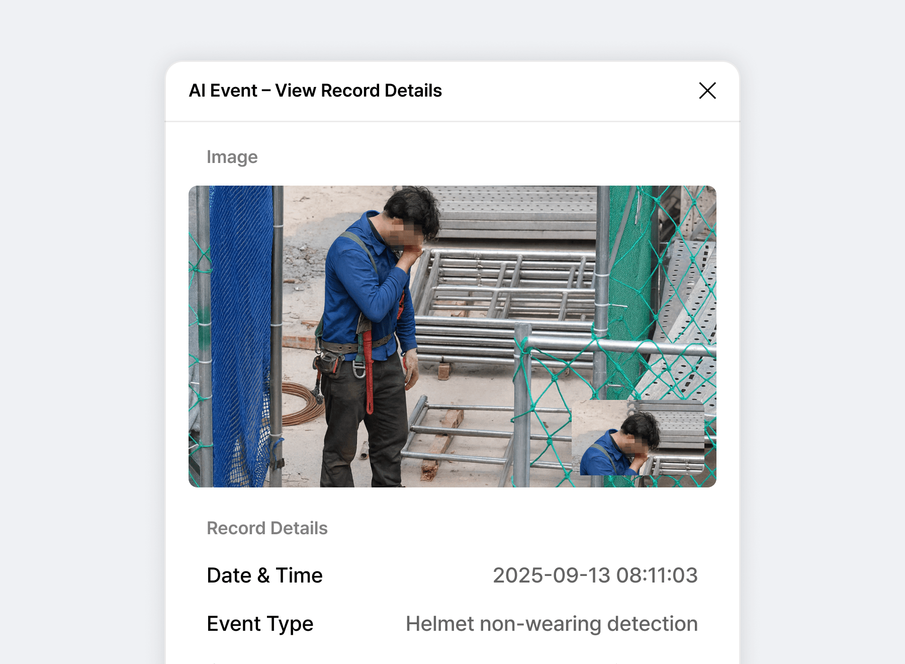 안전모 미착용 감지