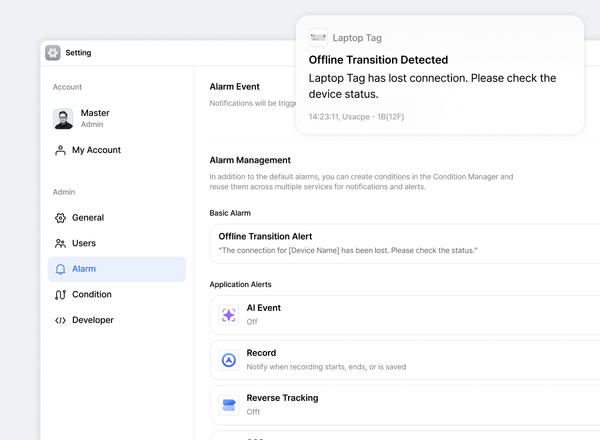 Cảnh báo chuyển sang ngoại tuyến