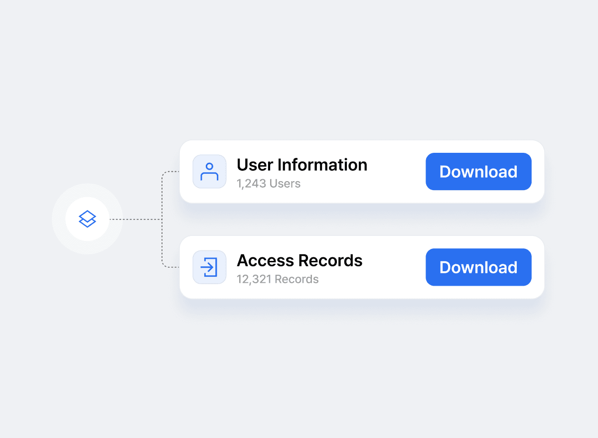 Entry Log Download & ERP Integration