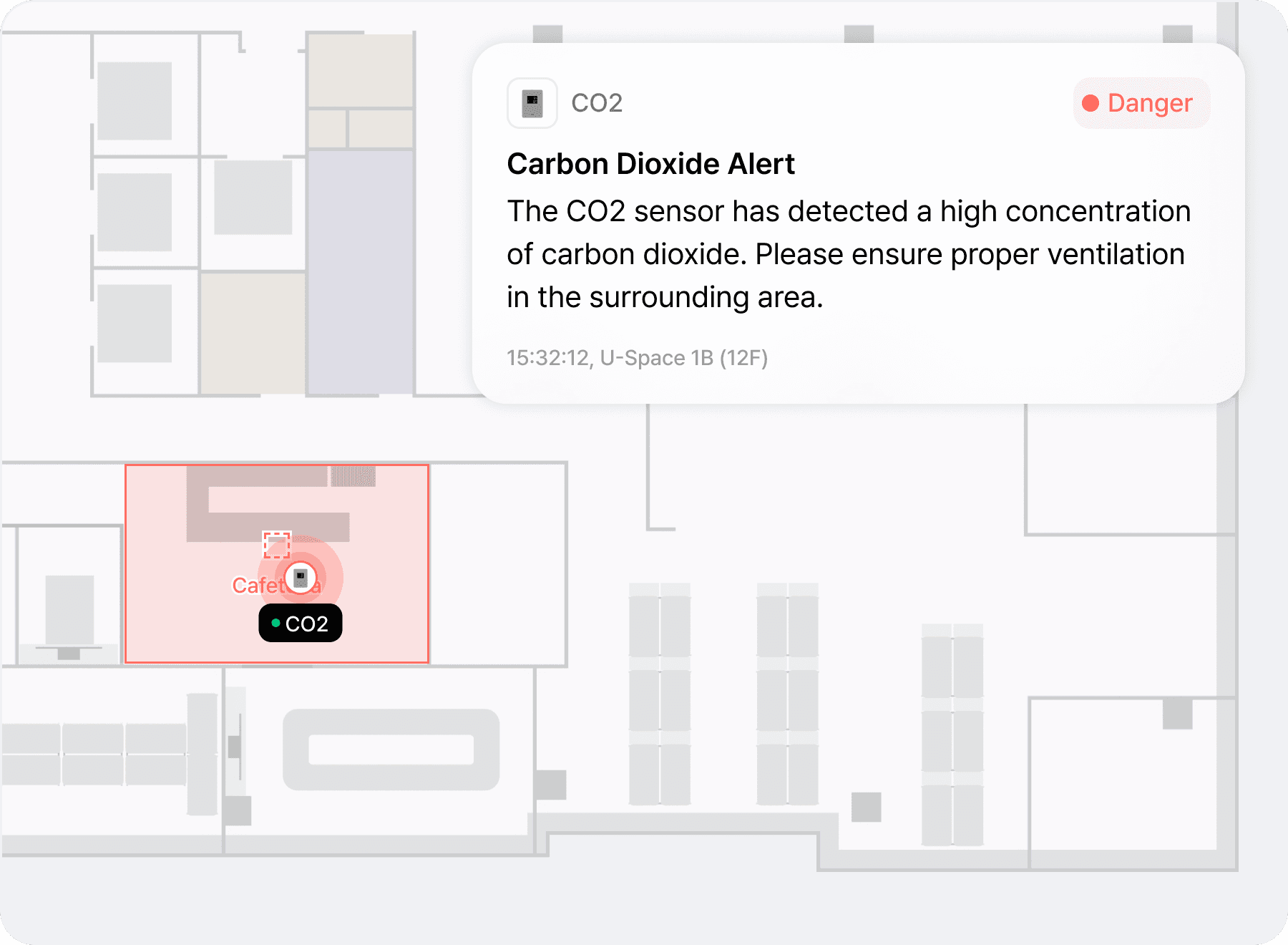 センサーベースのアラート提供