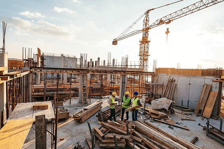 クレーンの動きをリアルタイムで感知し、作業員の安全を確保します