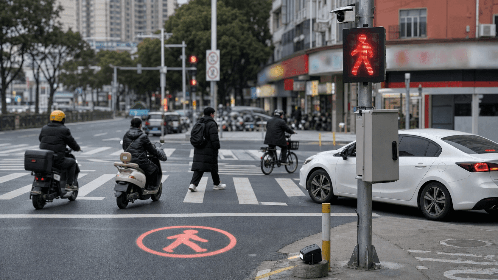 在看见车之前，人先知道 — AI 守护路口的行人安全