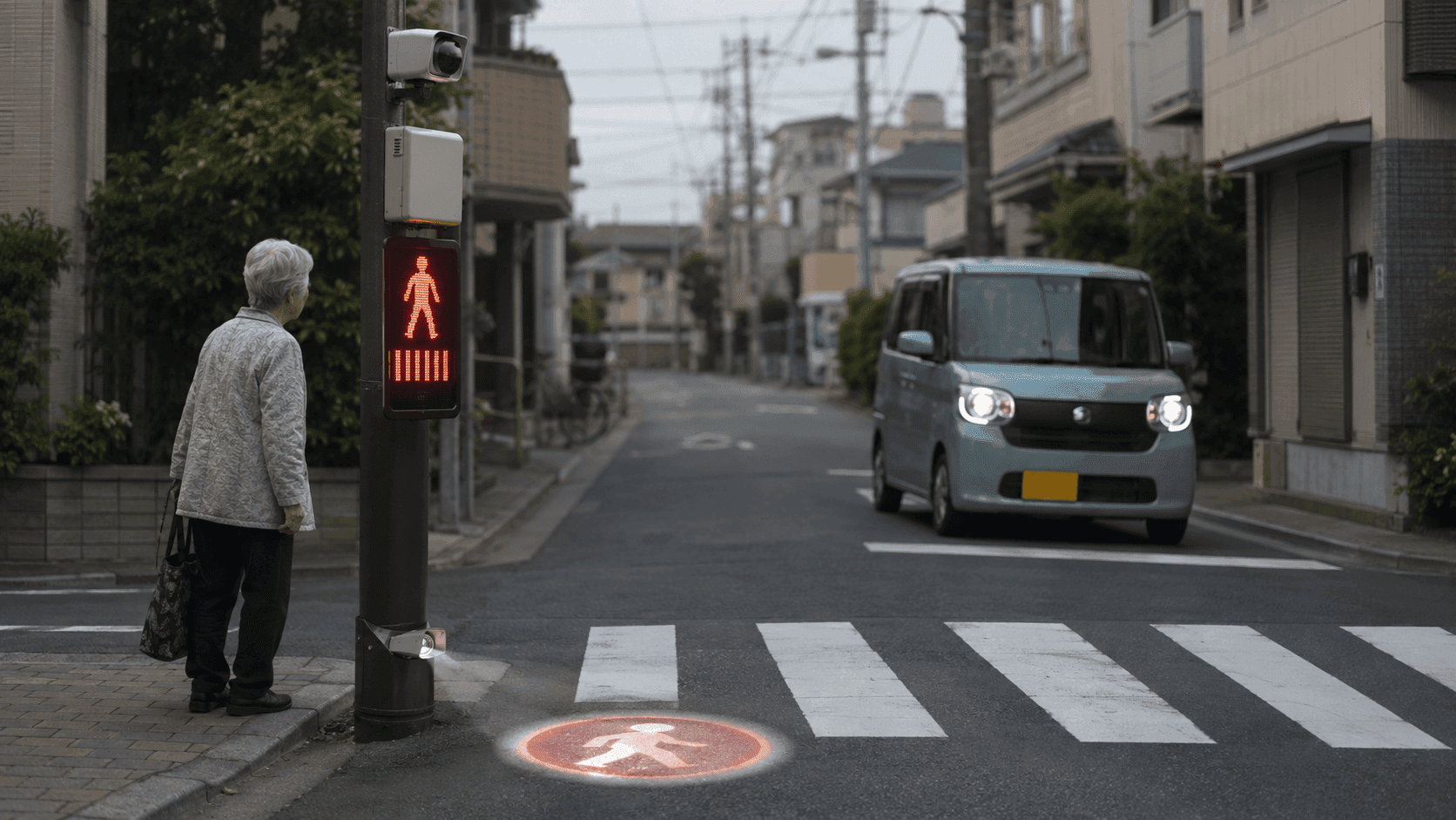 車が見える前に、人が先にわかる — AIが守る交差点の歩行者安全