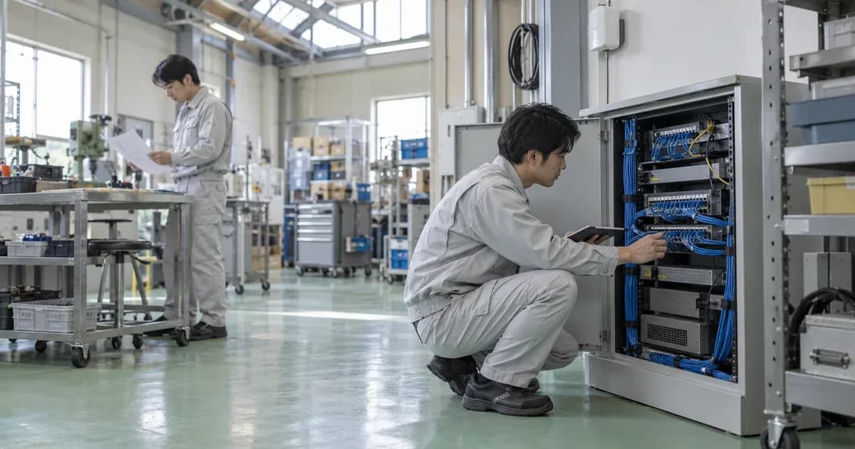 RTLS受信機の設定変更後は、同じ経路で再確認する
