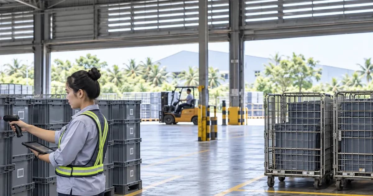 Vật chứa đã trả về, sao vẫn thiếu? Quản lý vị trí và vòng sử dụng