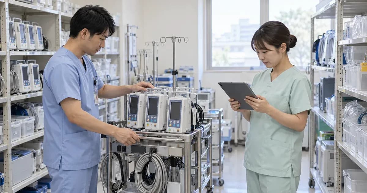 医療機器は見つかった。でも使用できる？位置と準備状況を分ける管理