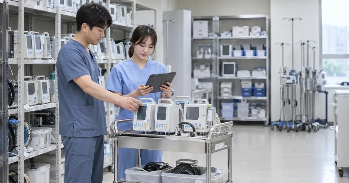 의료기기는 찾았는데 쓸 수 없다고요? 위치와 준비 상태를 나눕니다