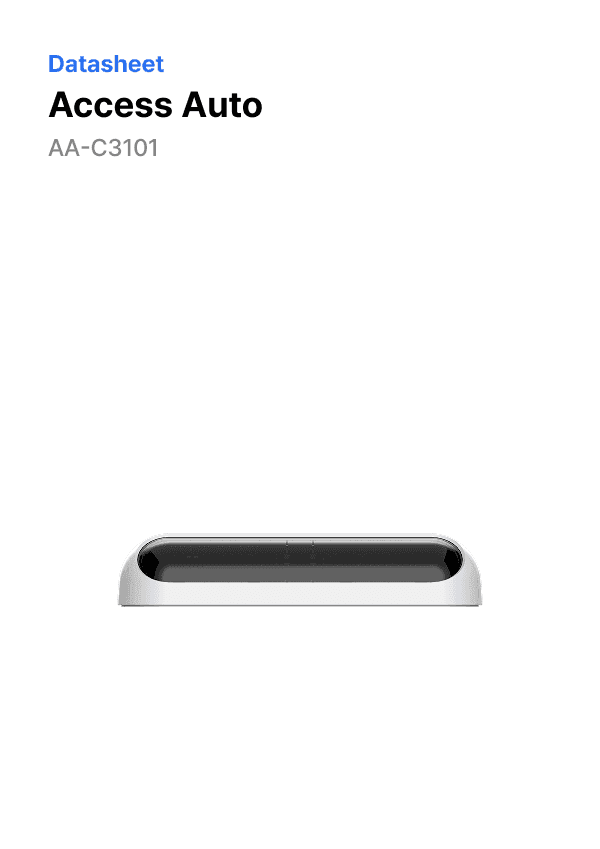 Access Auto 데이터시트