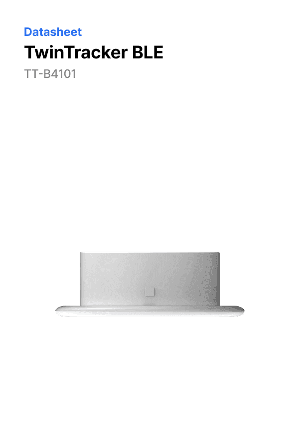 TwinTracker BLE 데이터시트