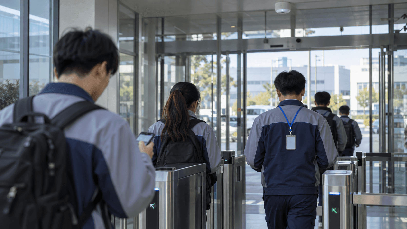 스마트폰 실내 위치추적, 앱과 비콘으로 되는 것과 사원증 태그가 필요한 것