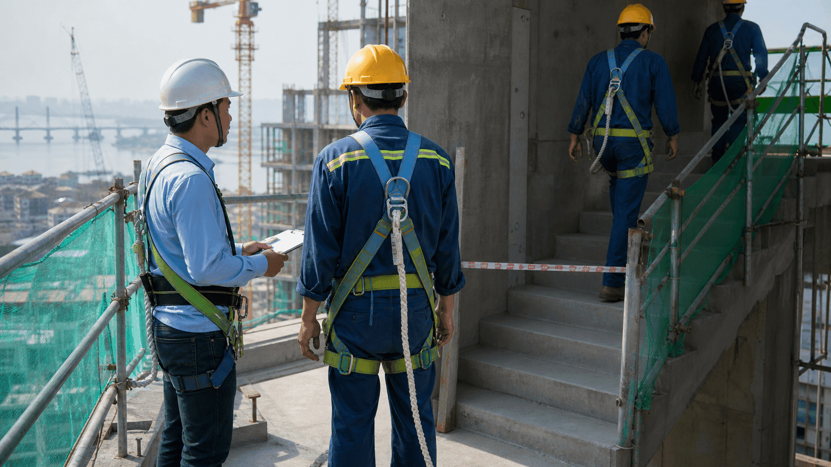 An toàn làm việc trên cao, thu hẹp khoảng cách giữa quy định và công trường