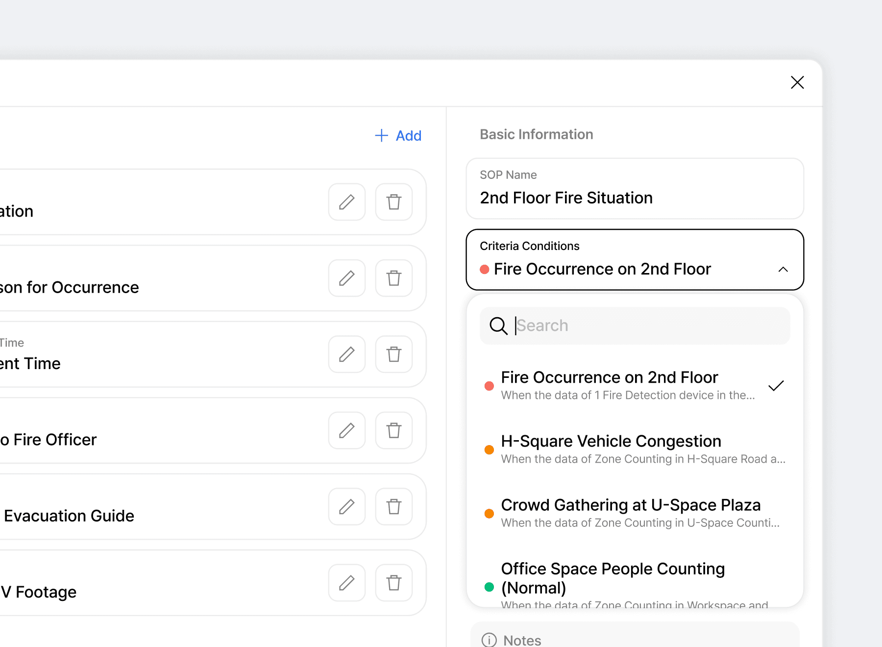 条件ベースの通知シナリオ生成