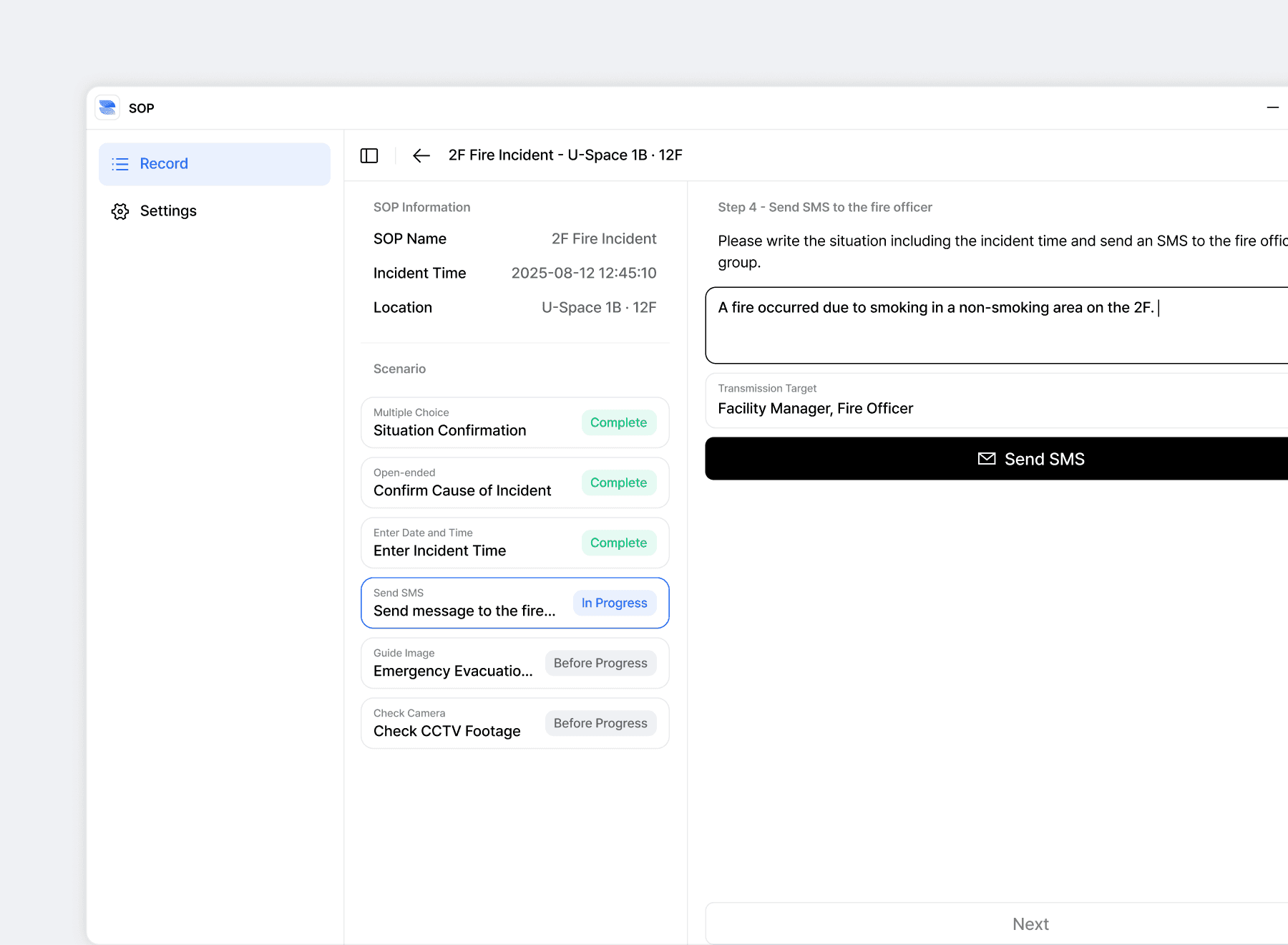 Real-Time Response Guidance