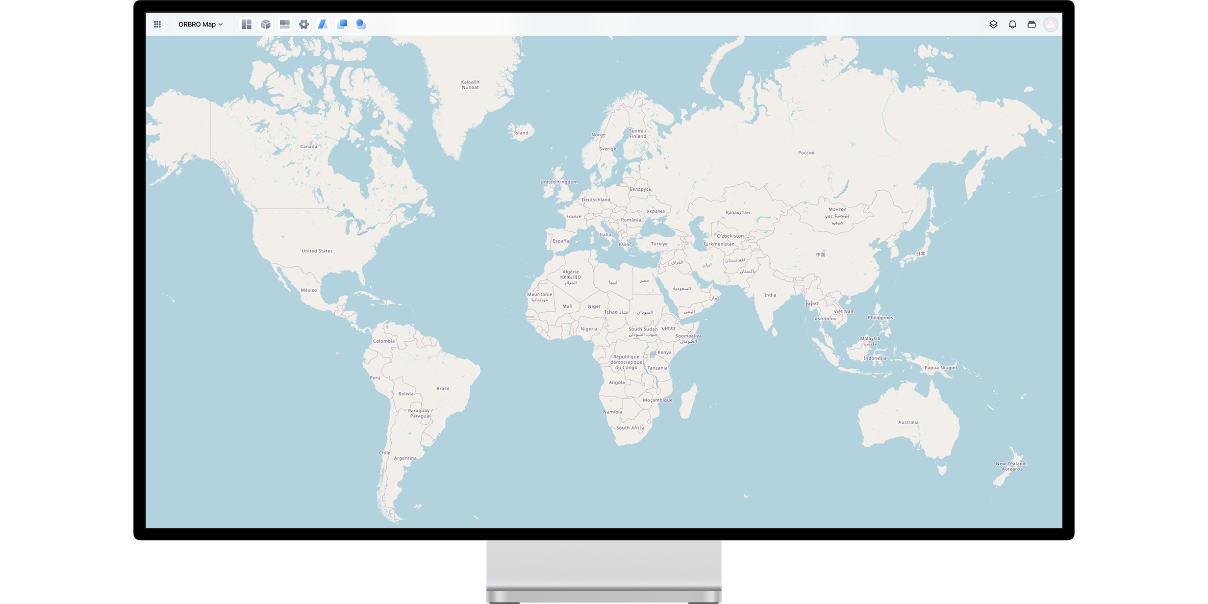 전세계 지도 지원
